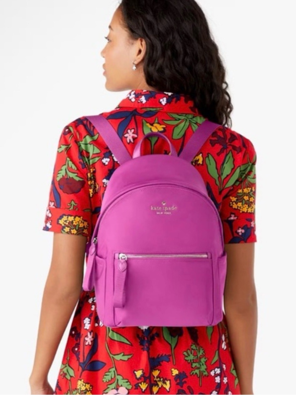 Kate Spade Chelsea Medium Backpack in Baja Rose - Picture 2 of 12